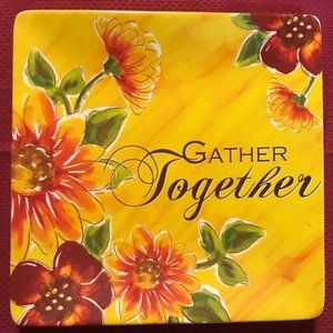 .Beautiful Square Plate (8" X  8") Craker Barrel